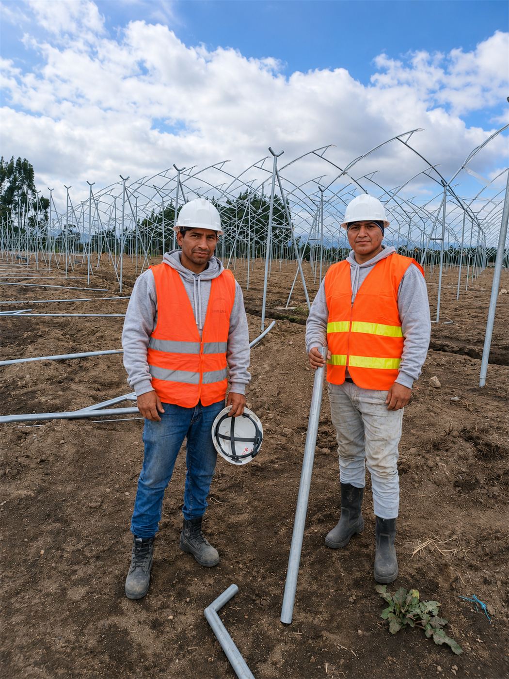 Equipo en obra