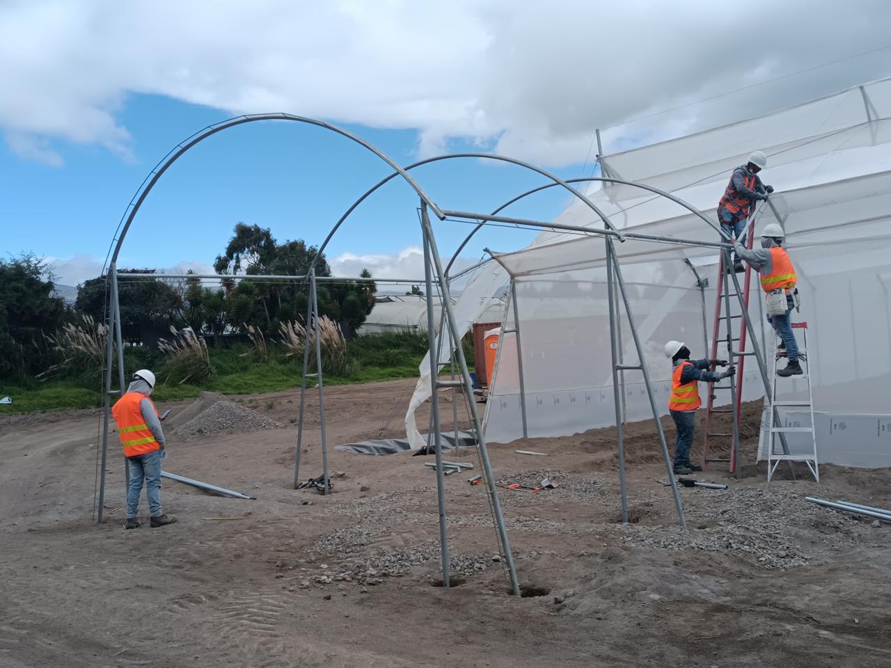 Invernadero tecnificado en producción